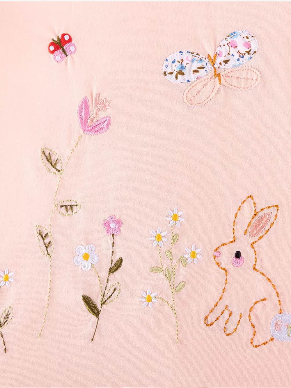 Children‘s Embroidered Long Sleeve Top and Floral Leggings Set, image 4