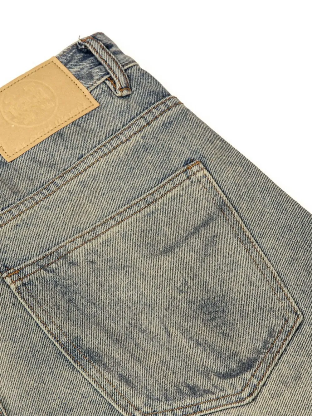 Men's Vintage Washed Wide Leg Jeans, image 8