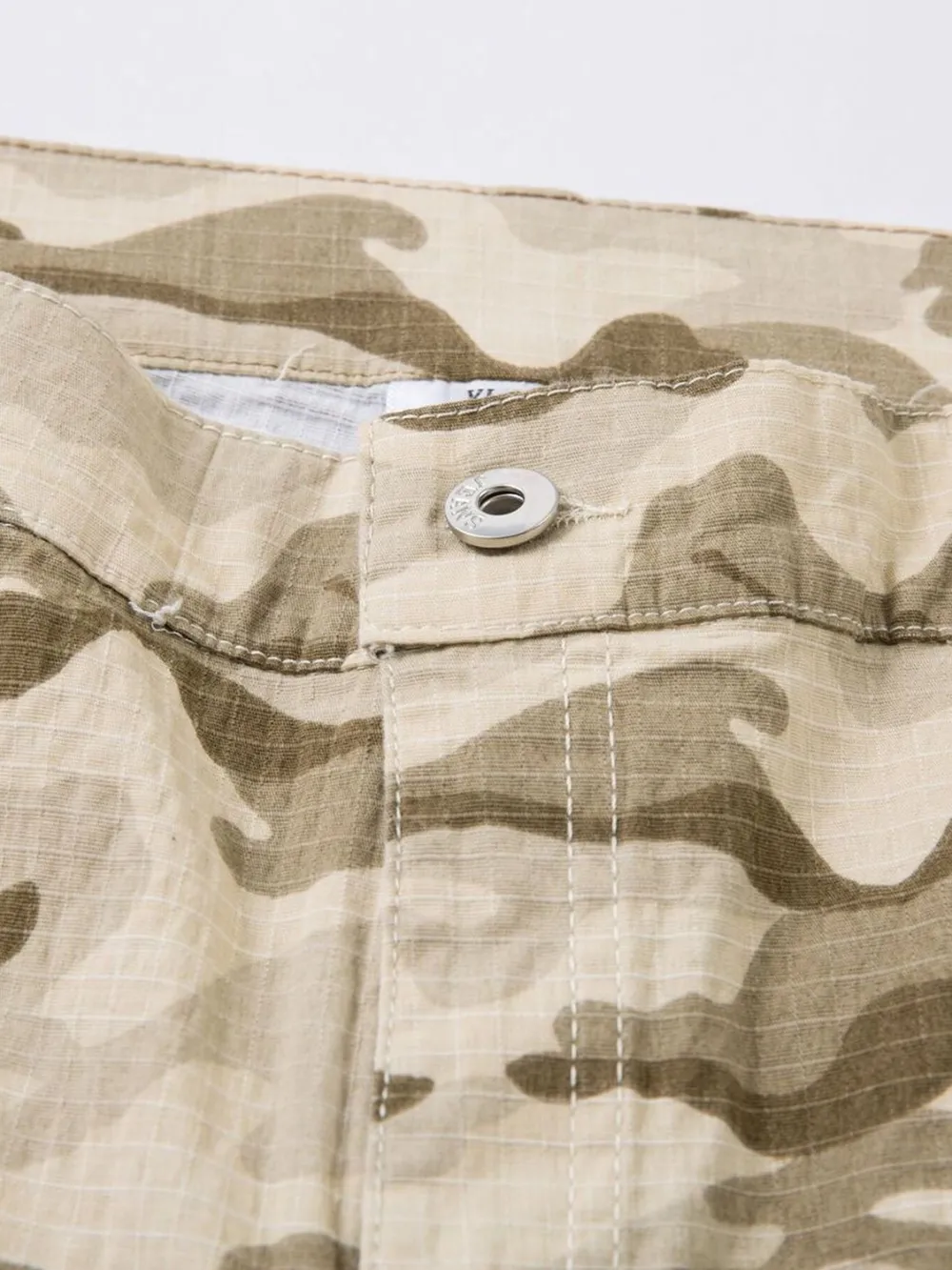 Men's Wide Leg Camo Print Cargo Pants, image 14
