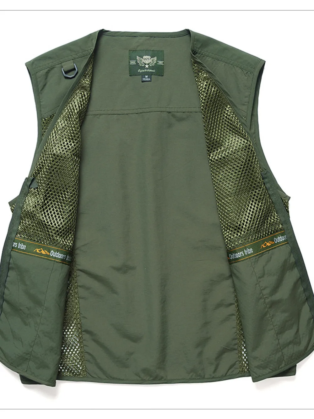 Men's Full Size Multi-Pocket Breathable Vest Plus Size, image 6