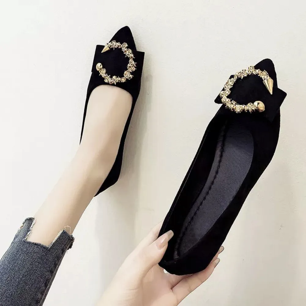 Point Toe Flat Slip-Ons, image 2