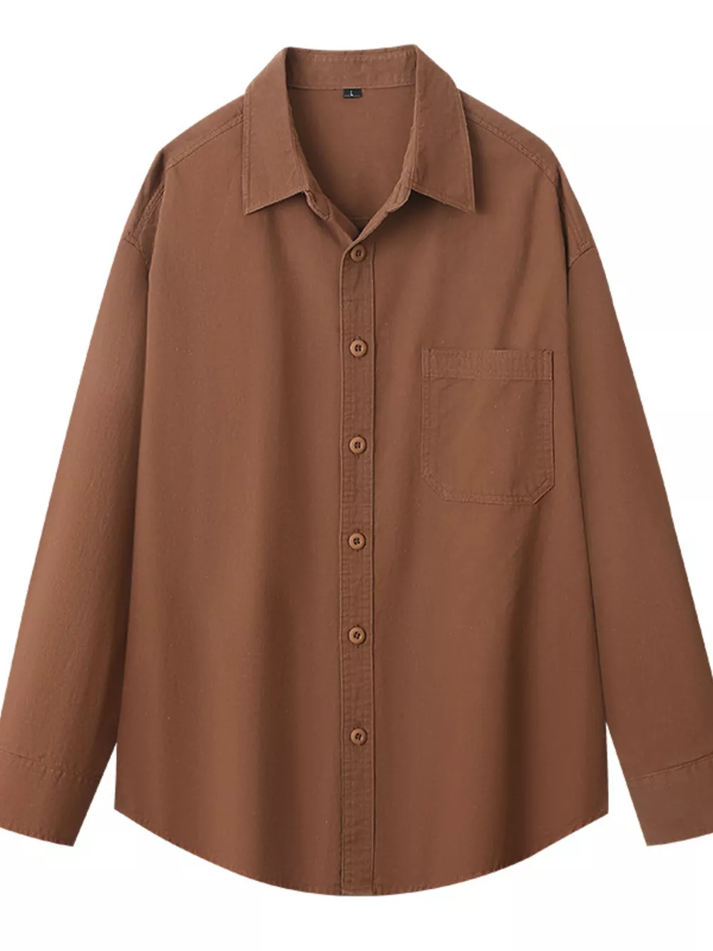 Men's Plus Size Button Up Long Sleeve Shirt, image 8