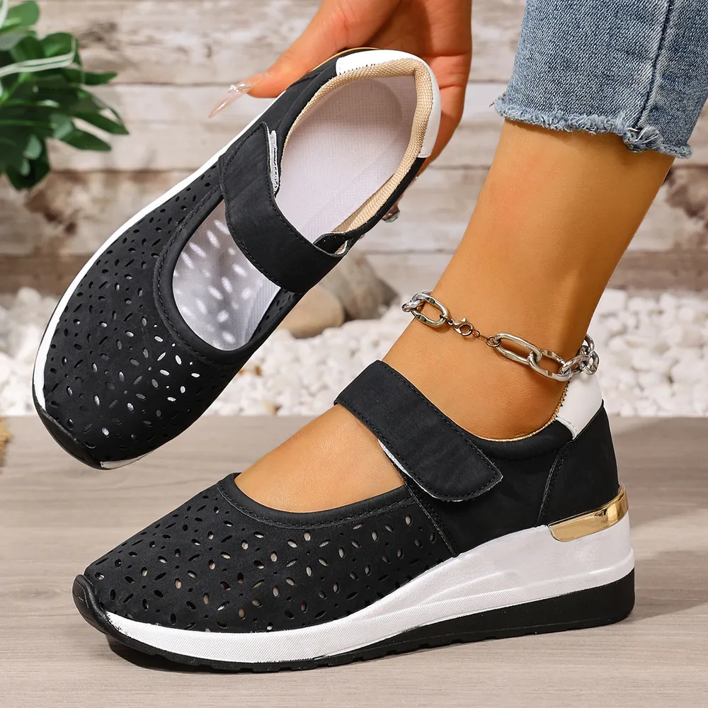 Breathable Wedge Sandals, image 4