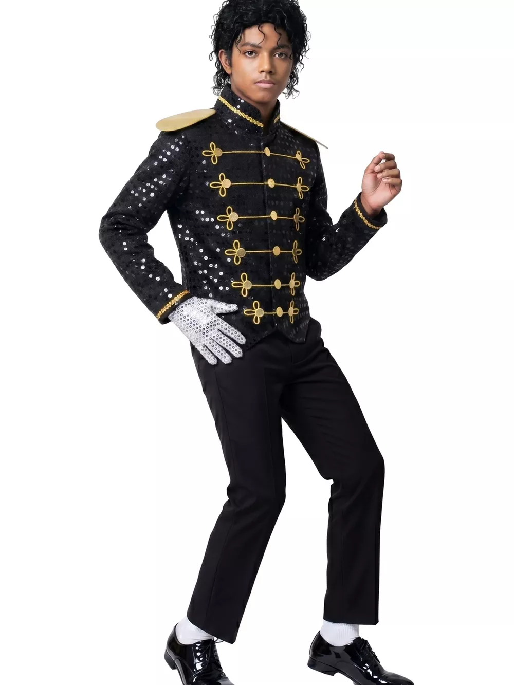 Children's Halloween Sequin Performance Costume Set