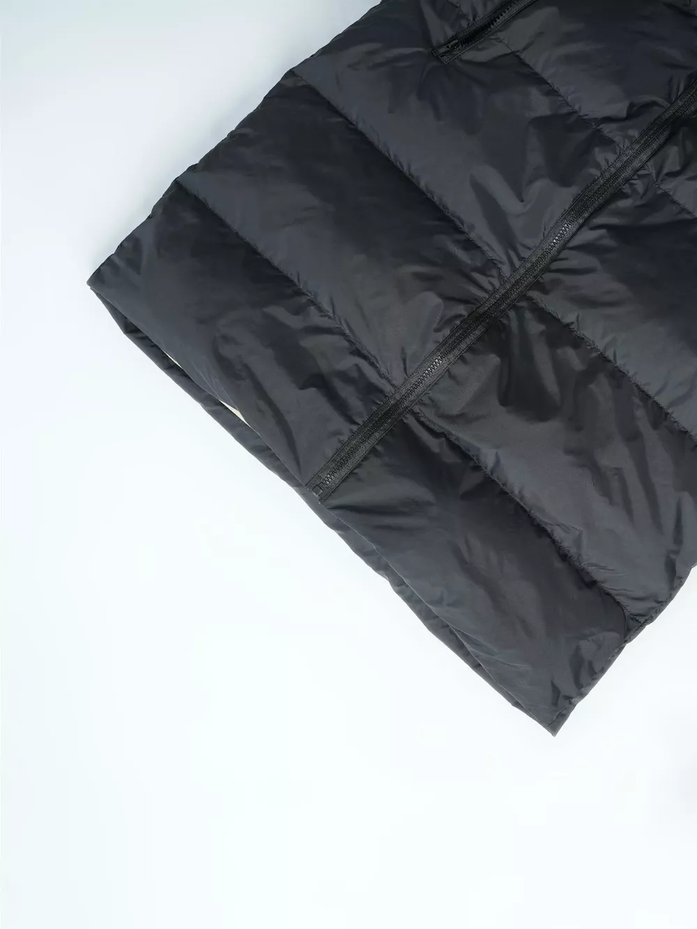 Longline Padded Hooded Vest Coat, image 9
