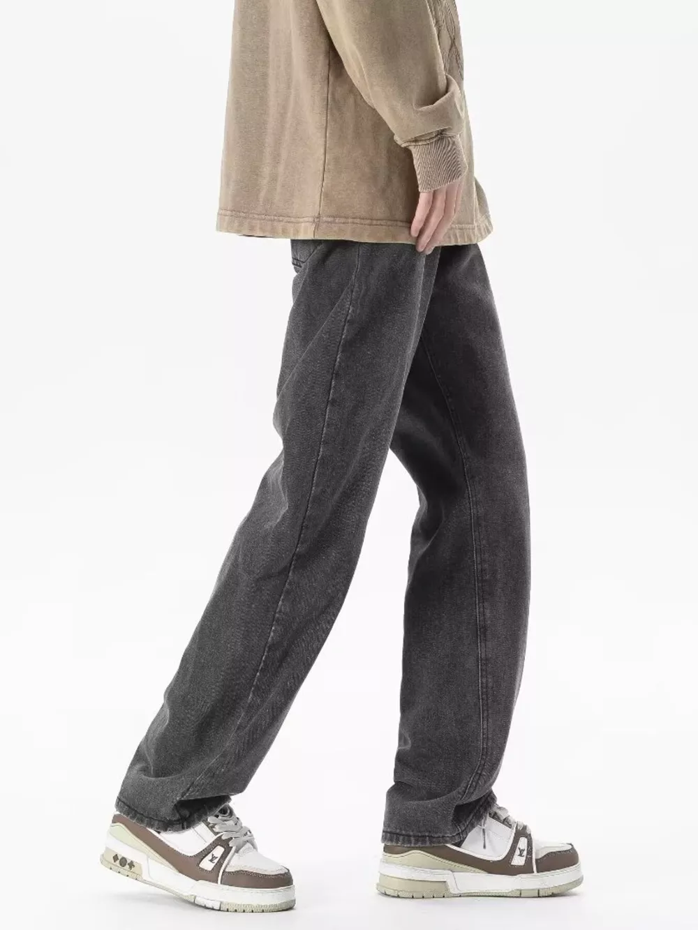 Full Size Vintage Wash Loose Fit Jeans Plus Size, image 6