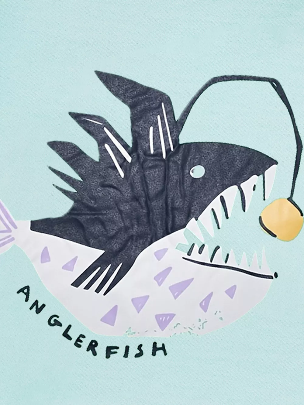 Children's Anglerfish Graphic Short Sleeve T-Shirt, image 4