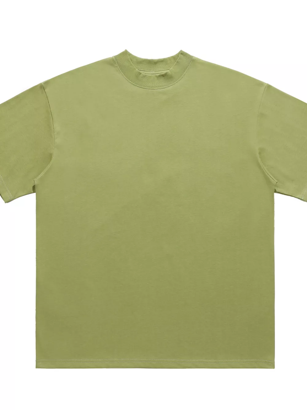 Men's Oversized Solid Color Crew Neck T-Shirt, image 11