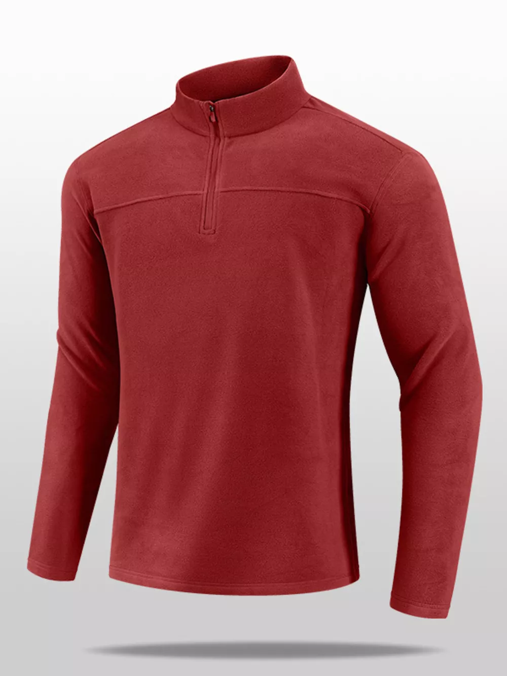 Men's Plus Size Quarter Long Sleeve Sweatshirt, image 4
