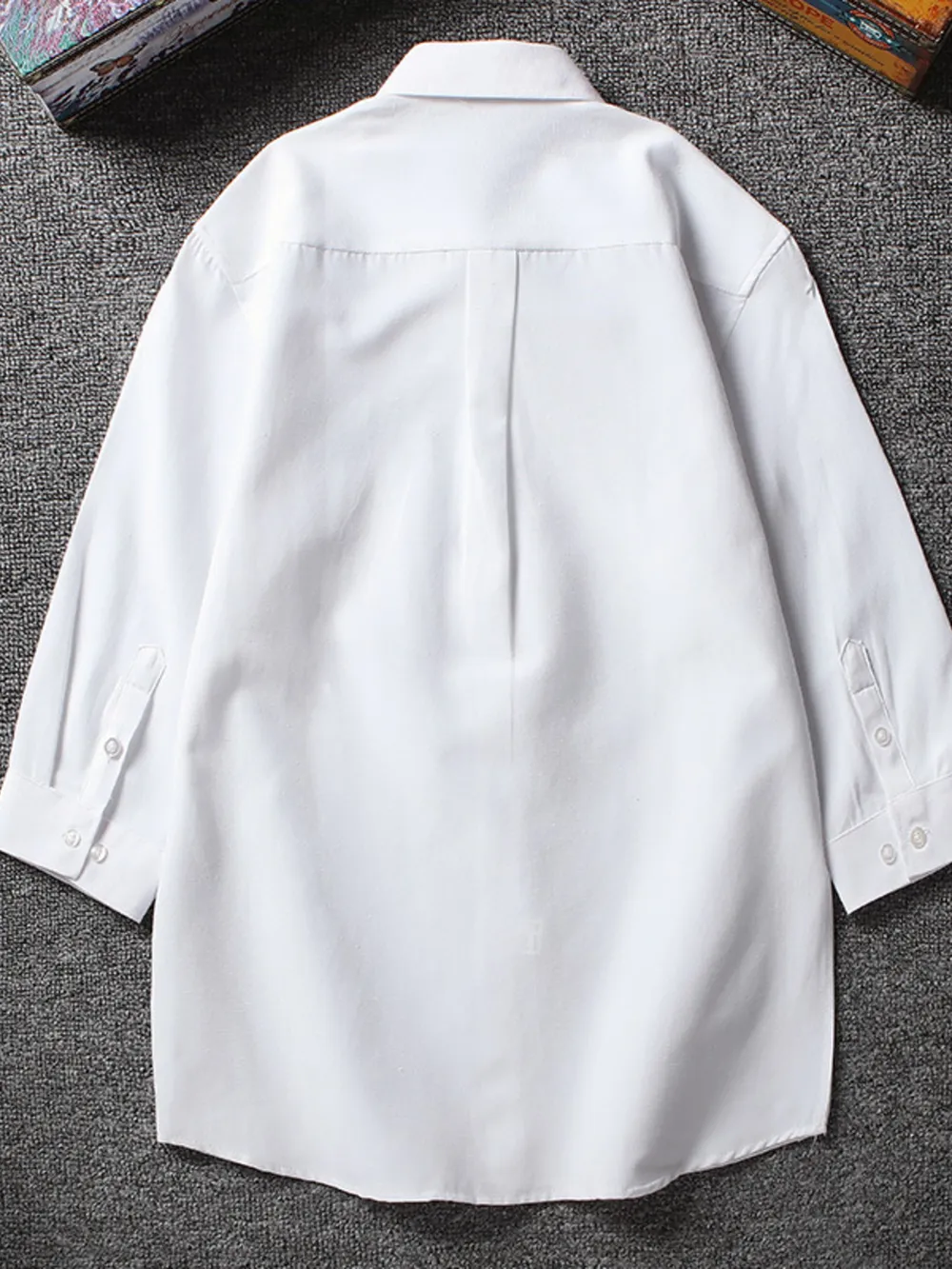 Men's Plus Size Casual Solid Color Button Up Shirt, image 5