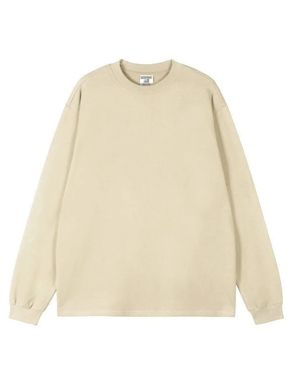 Men's Plus Size Round Neck Long Sleeve T-Shirt, image 6