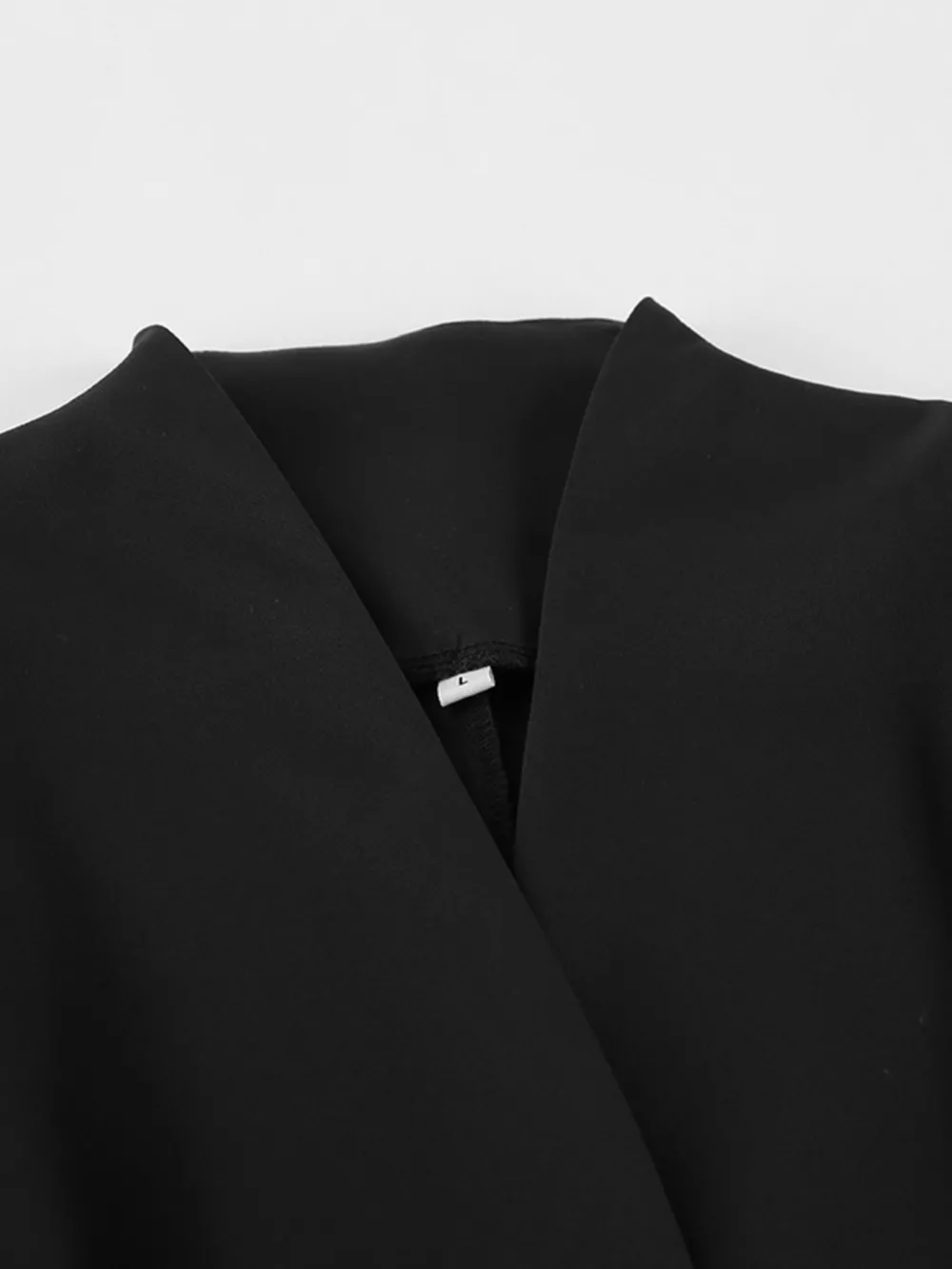 Chic Button Down Pleated Blazer and Wide-Leg Pants Suit Set, image 13