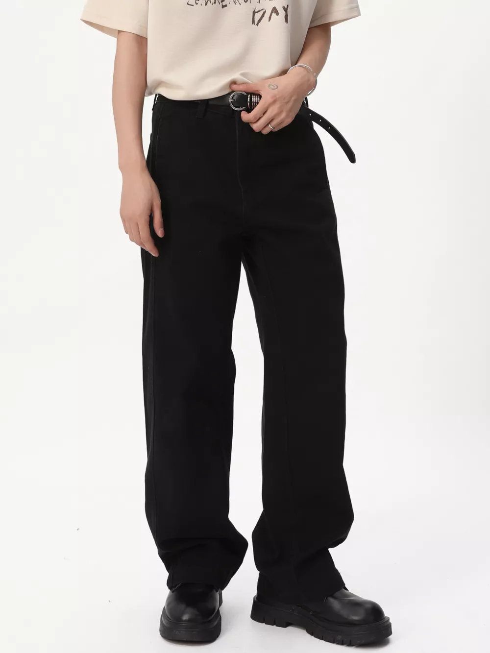 Men's Vintage Wide Leg Jeans