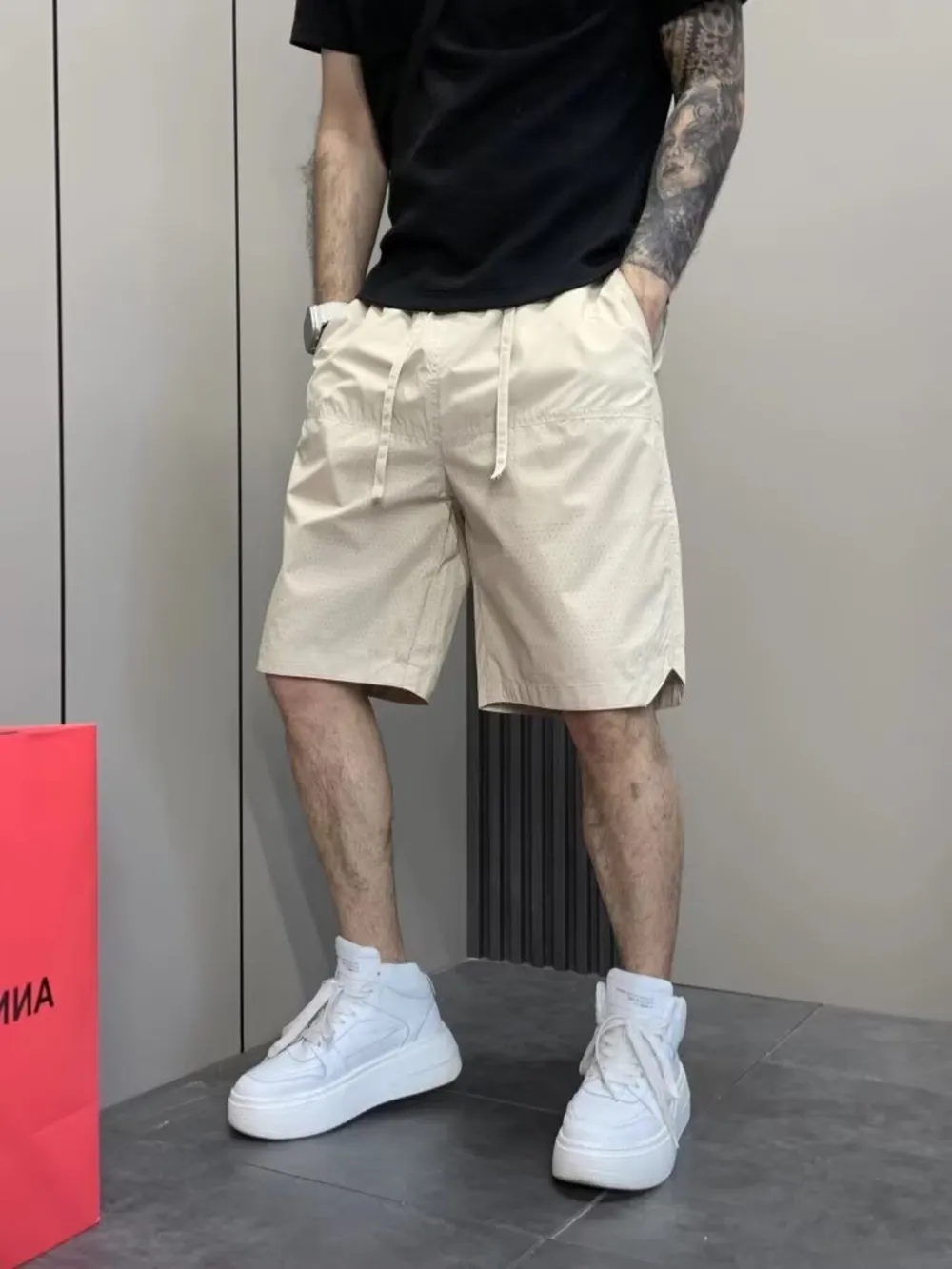 Men's Plus Size Wide Leg Shorts, image 2