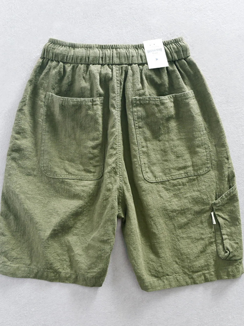 Men's Plus Size Drawstring Casual Shorts, image 2