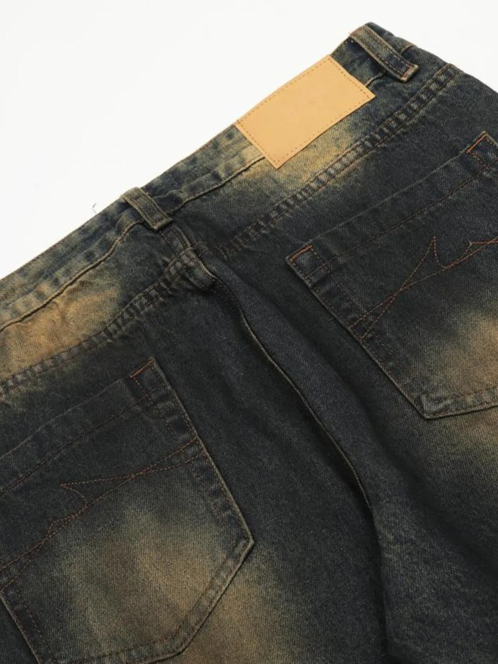 Men's Washed Flare Jeans, image 14