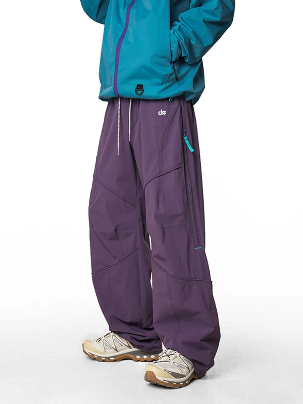 Men's Loose Fit Drawstring Cargo Active Pants, image 19