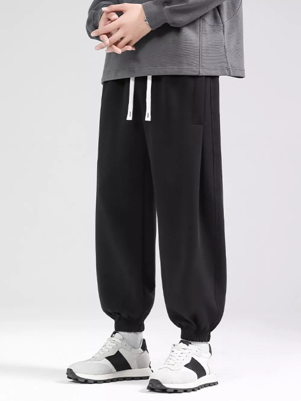 Men's Plus Size Drawstring Loose Fit Joggers