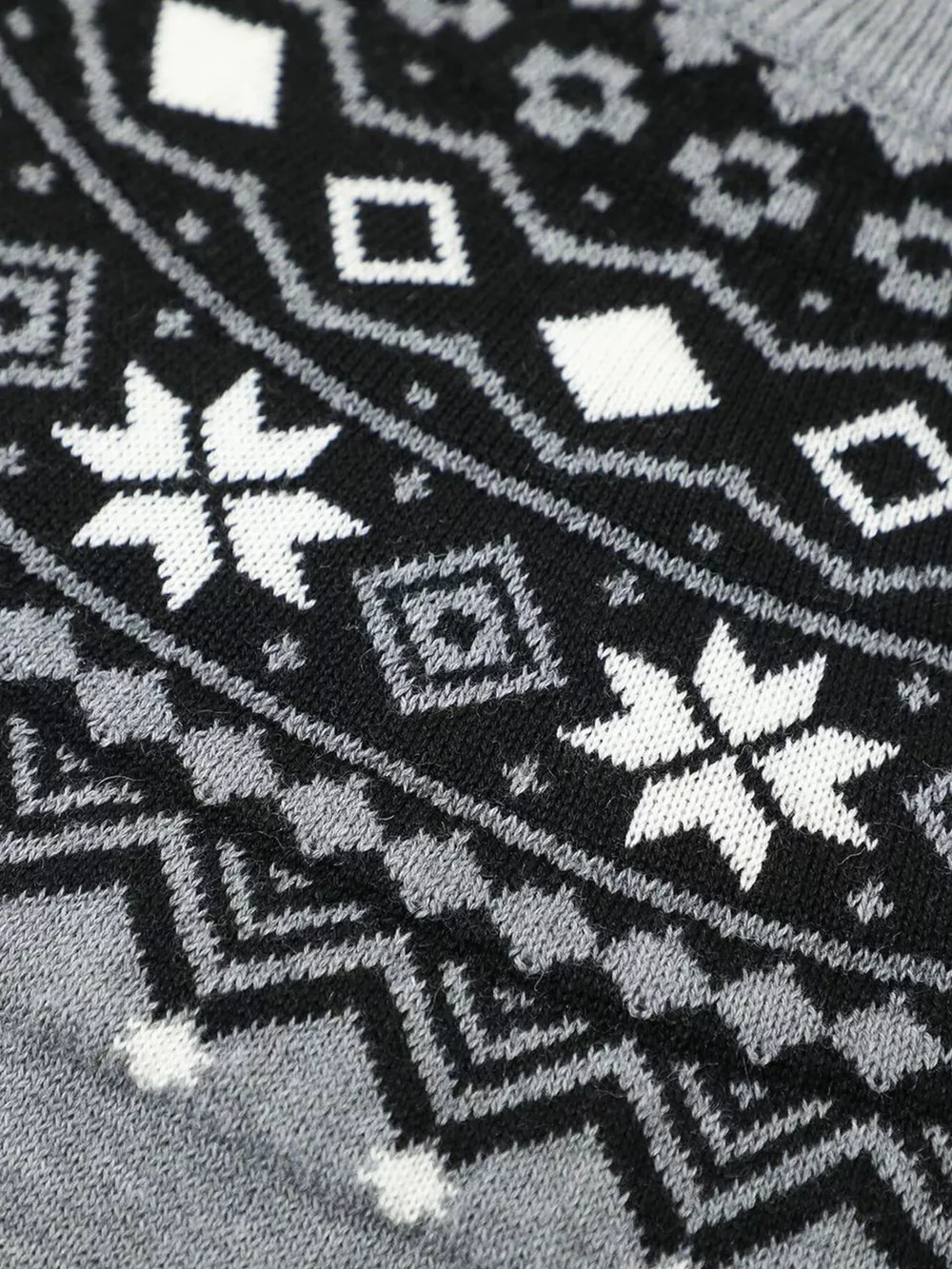 Men's Fair Isle Pattern Short Sleeve Sweater, image 4