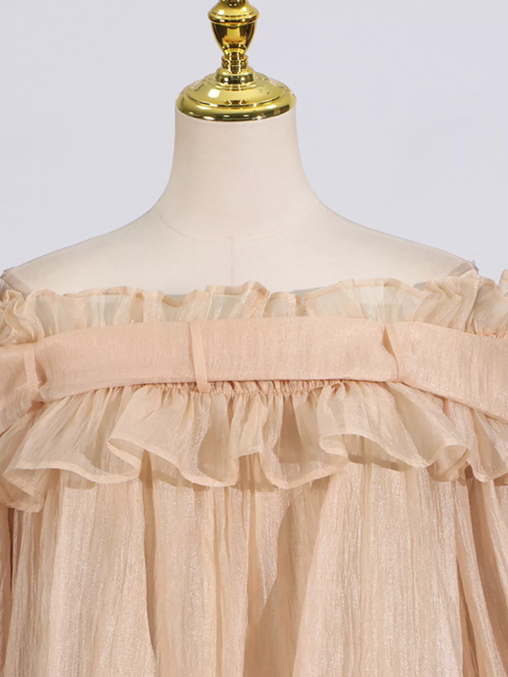 Ruffle Off-Shoulder Flounce Sleeve Blouse, image 10