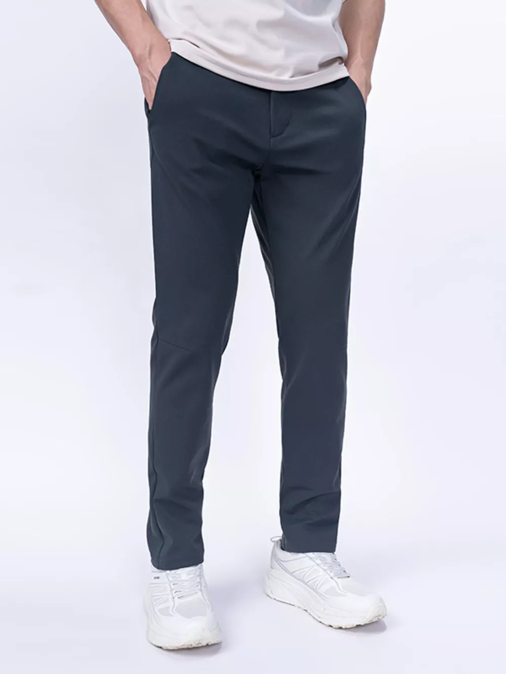 Men's Plus Size Slim-Fit Stretch Pants, image 5