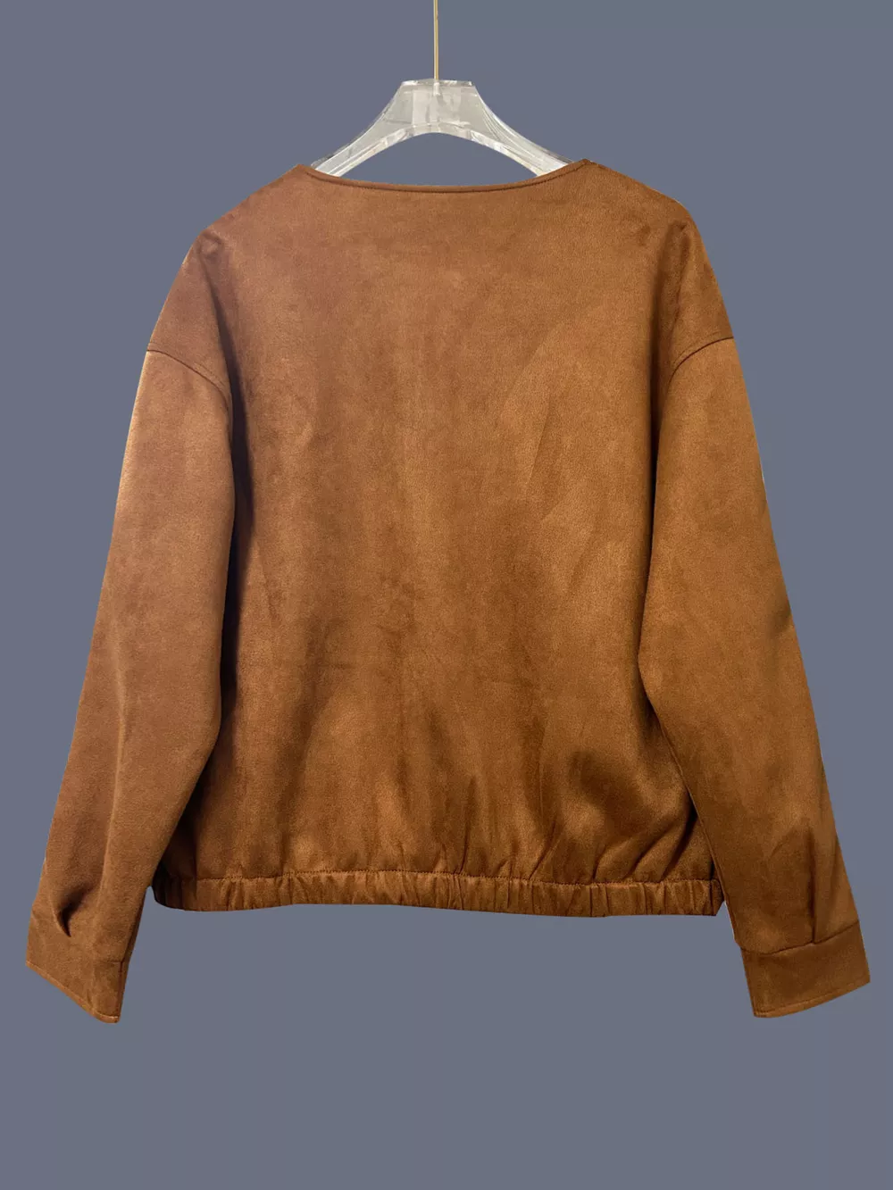 Zip Up Dropped Shoulder Jacket, image 7