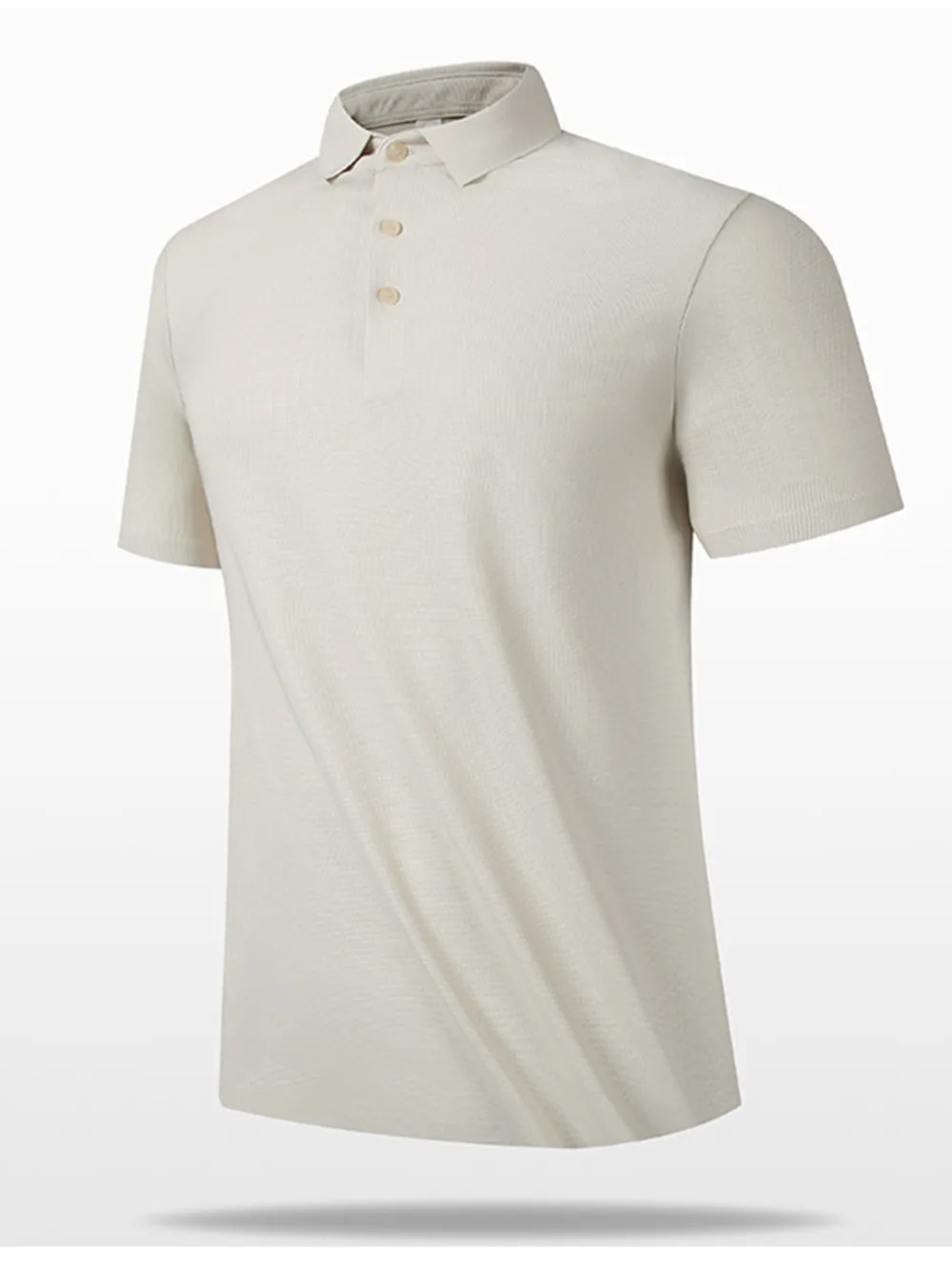 Men's Plus Size Button Detail Short Sleeve Polo, image 2