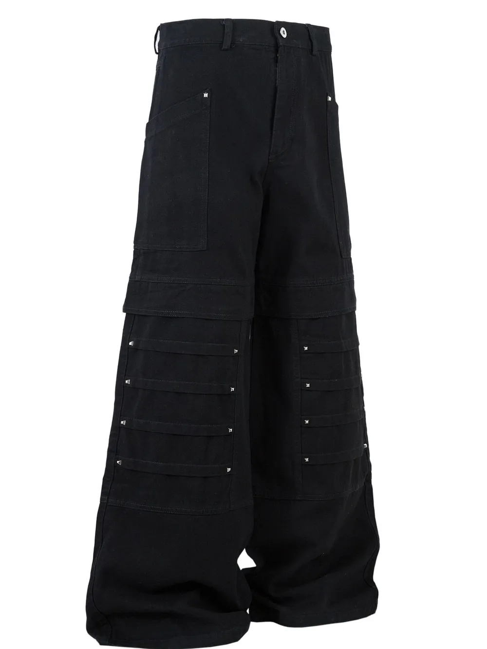 Men's Wide Leg Cargo Jeans, image 2