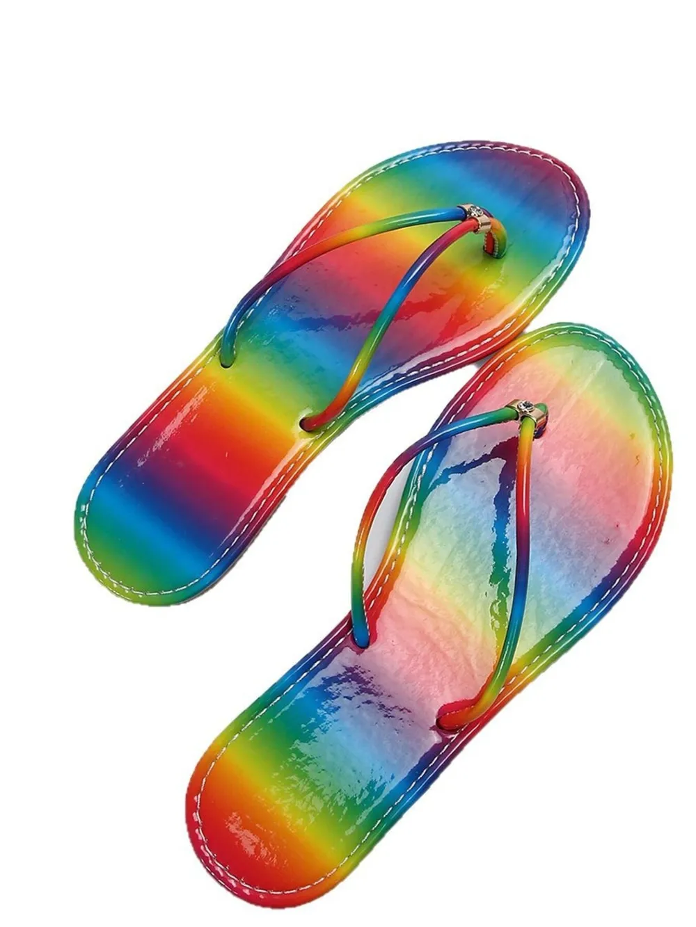 Toe Post Flats Sandals, image 6