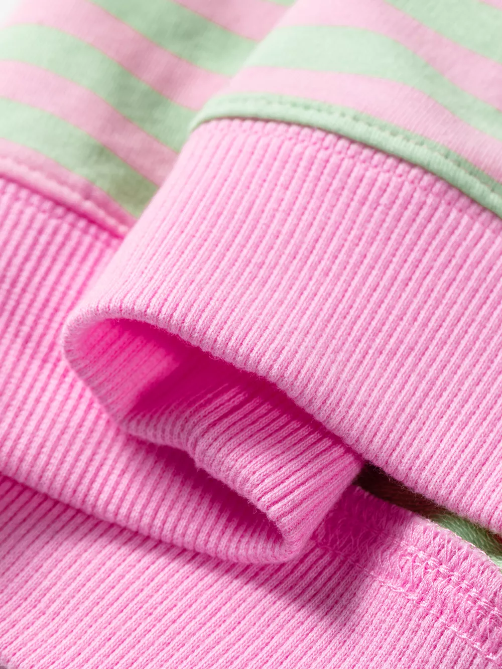 Striped Round Neck Long Sleeve Sweatshirt, image 6