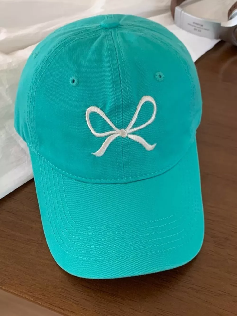 Embroidered Bow Baseball Cap, image 9