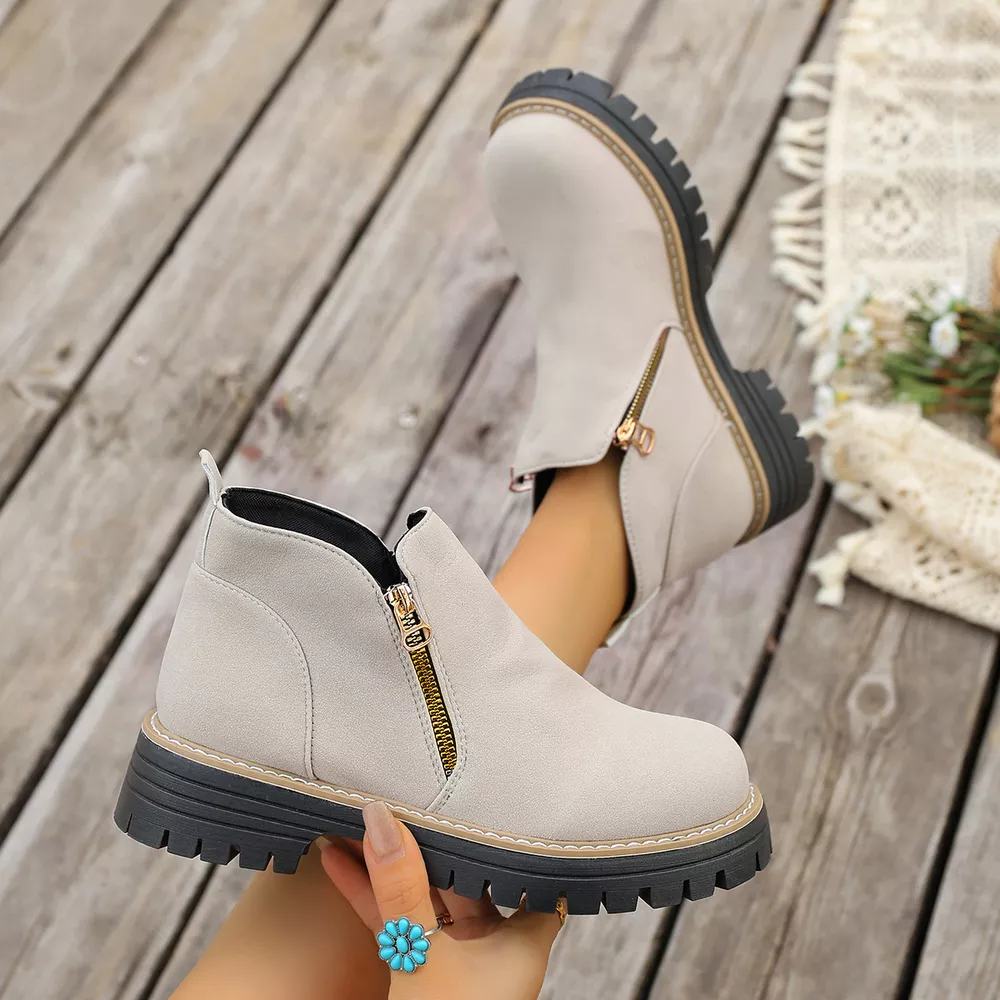 Side Zipper Ankle Boots, image 15