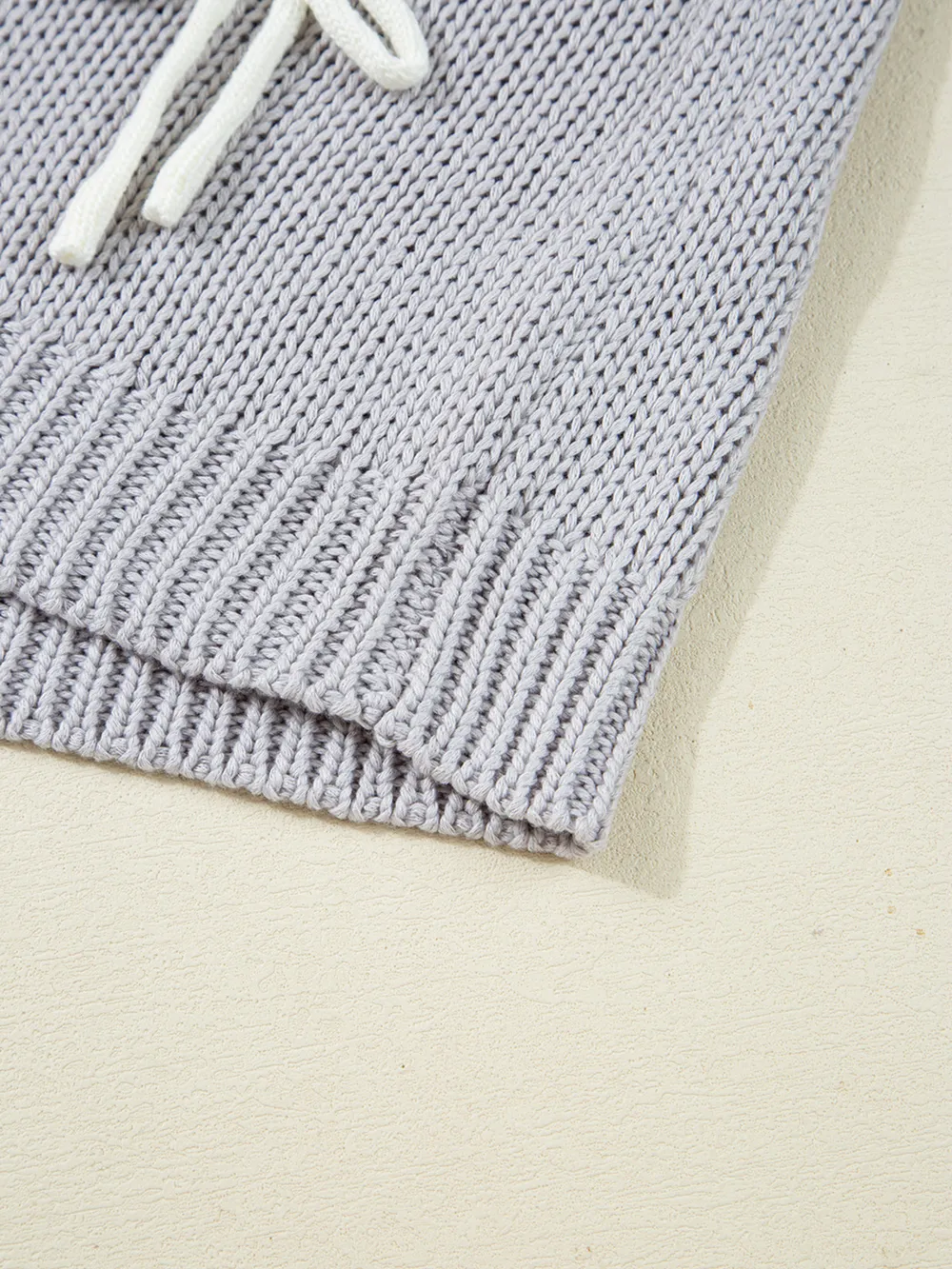 Bow Round Neck Short Sleeve Sweater, image 8