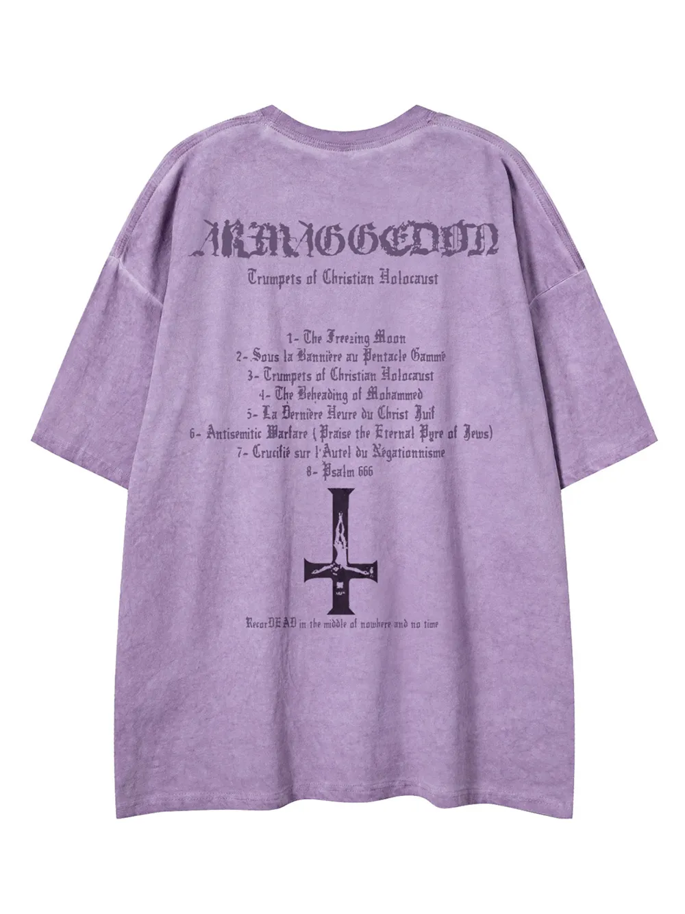 Men's Vintage Washed Graphic Oversized T-Shirt, image 3