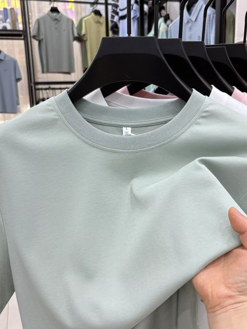 Men's Plus Size Short Sleeve Crew Neck T-Shirt, image 17