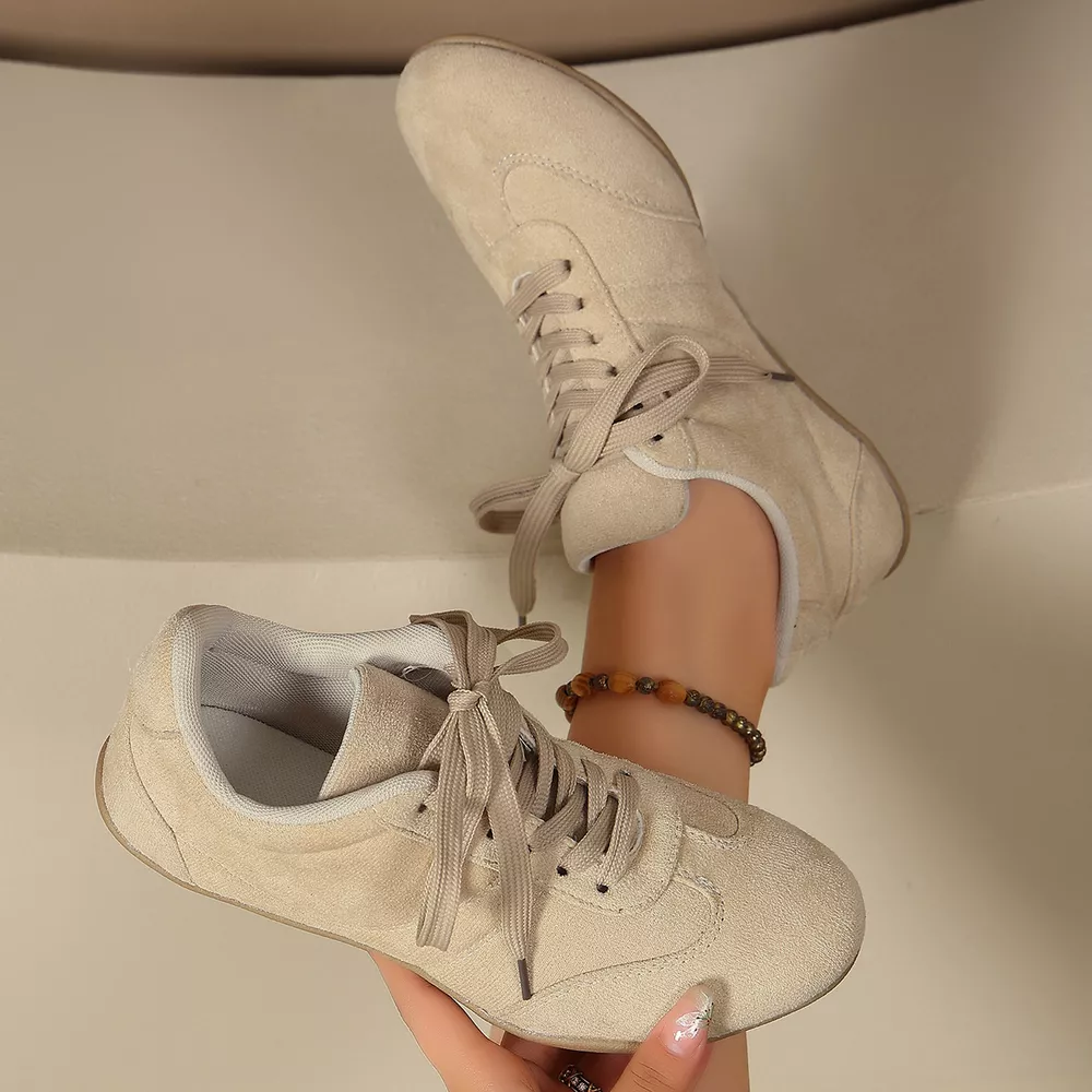 Round Toe Lace Up Sneakers, image 7