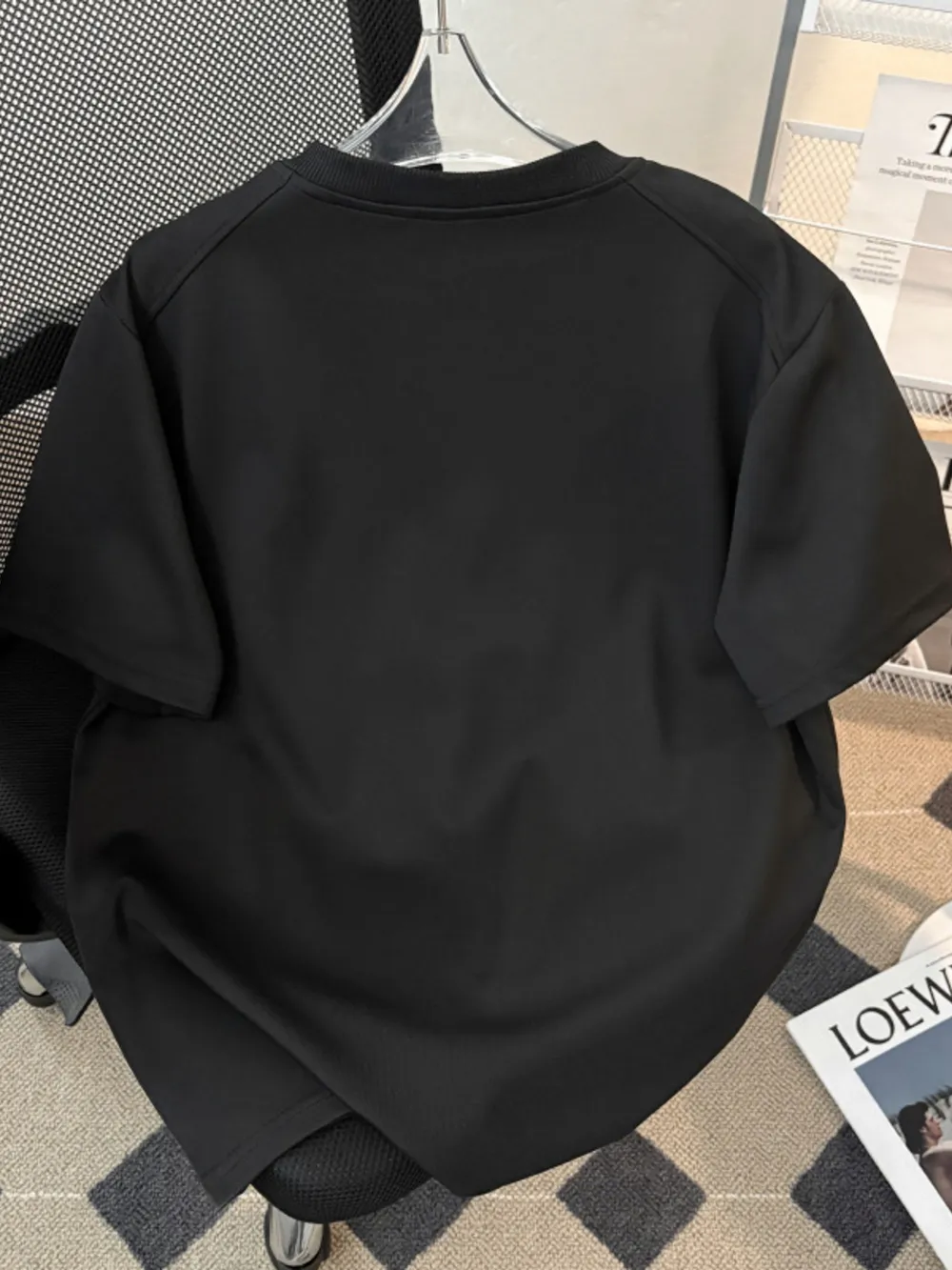 Men's Plus Size Quarter-Zip Short Sleeve T-Shirt, image 2