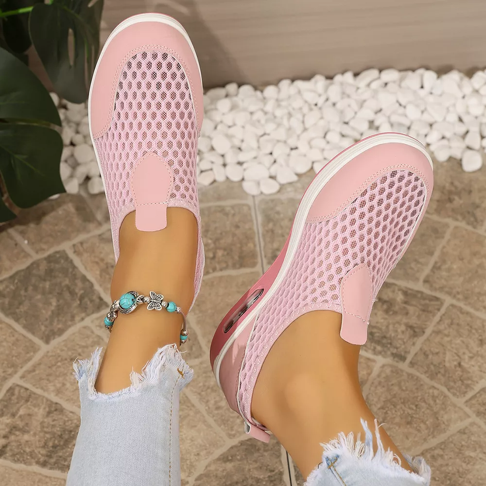 Breathable Mesh Wedge Slip-Ons, image 10