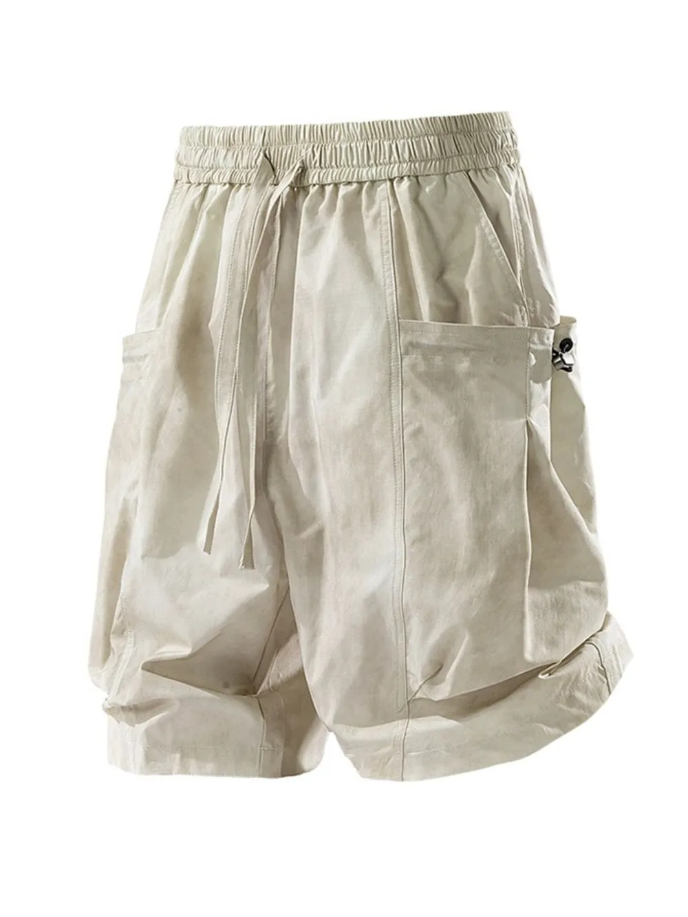 Men's Full Size Elastic Waist Cargo Shorts with Multi-Pockets Plus Size, image 3