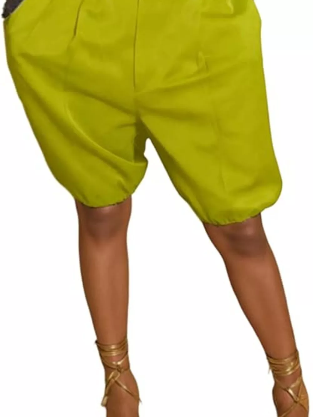 Pleated Detail High Waist Shorts, image 21