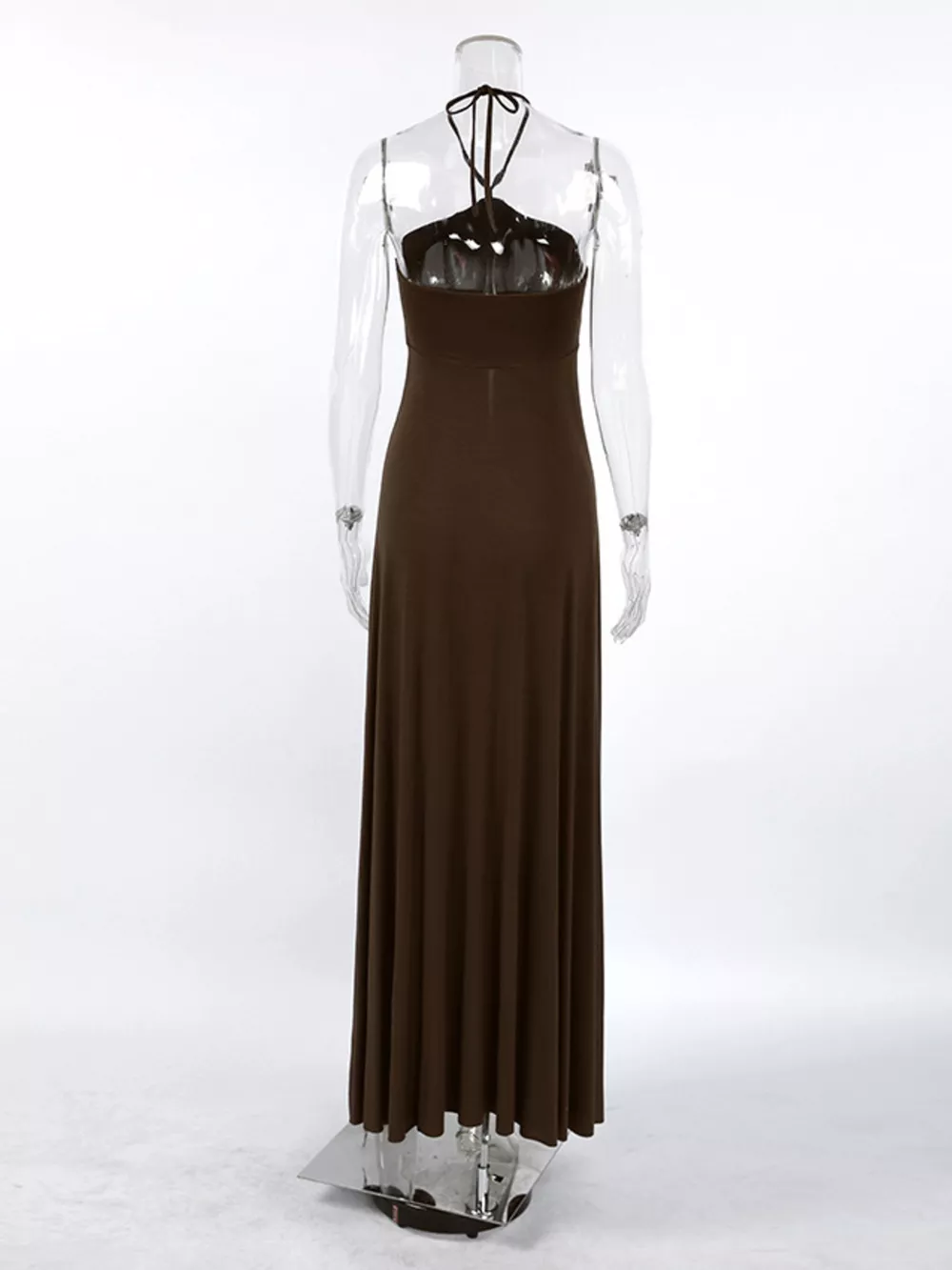 Halter Neck Split Longline Cami, image 6