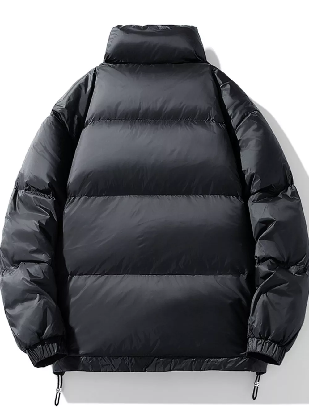 Men's Plus Size Zip Up Winter Puffer Jacket, image 8
