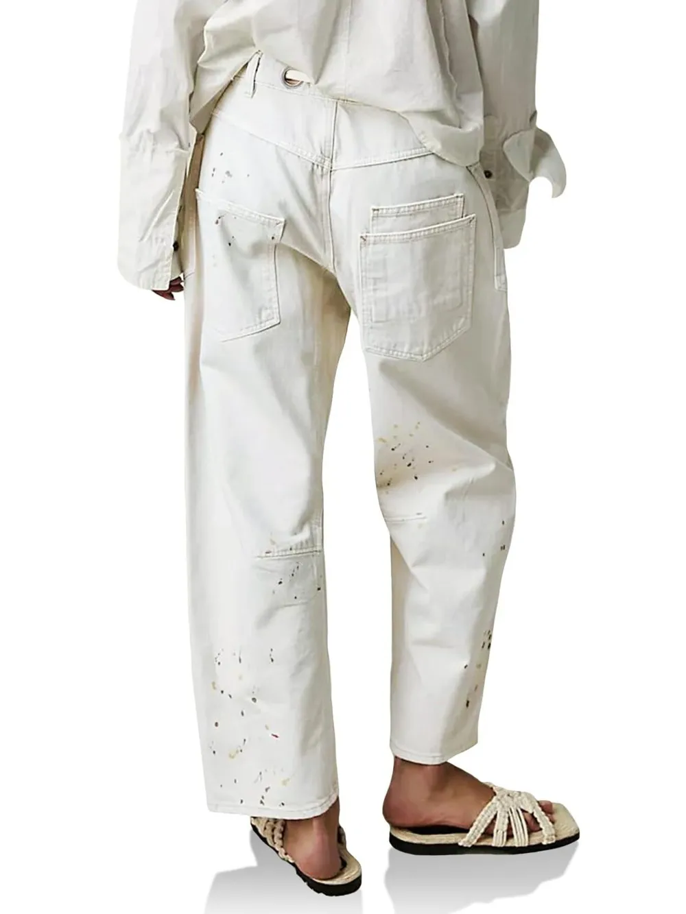 Washed Wide Leg Jeans, image 16
