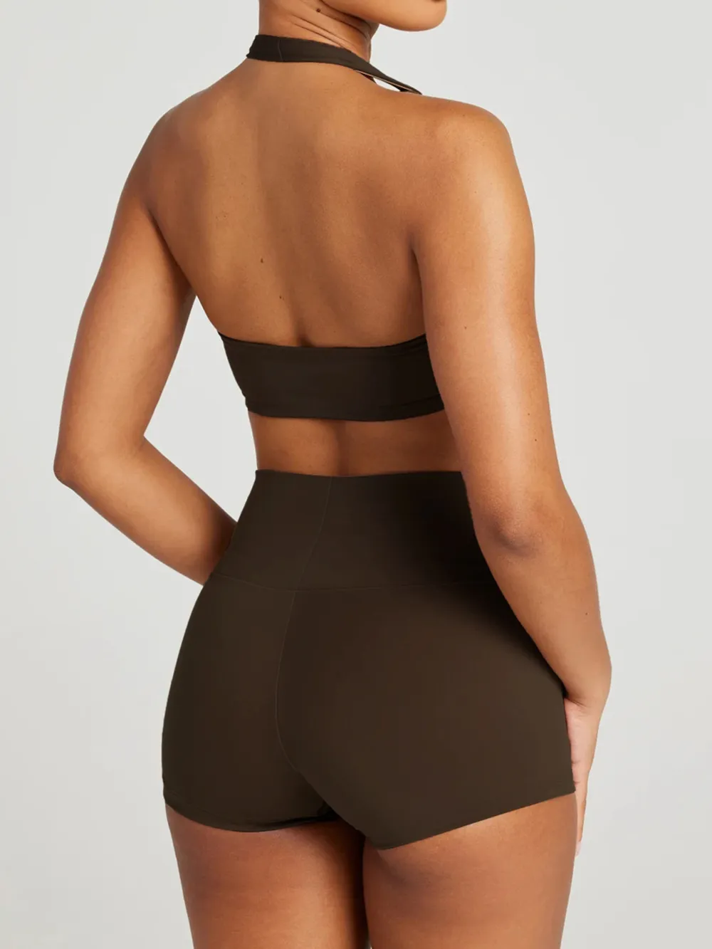 Halter Neck Cami and Shorts Active Set, image 11