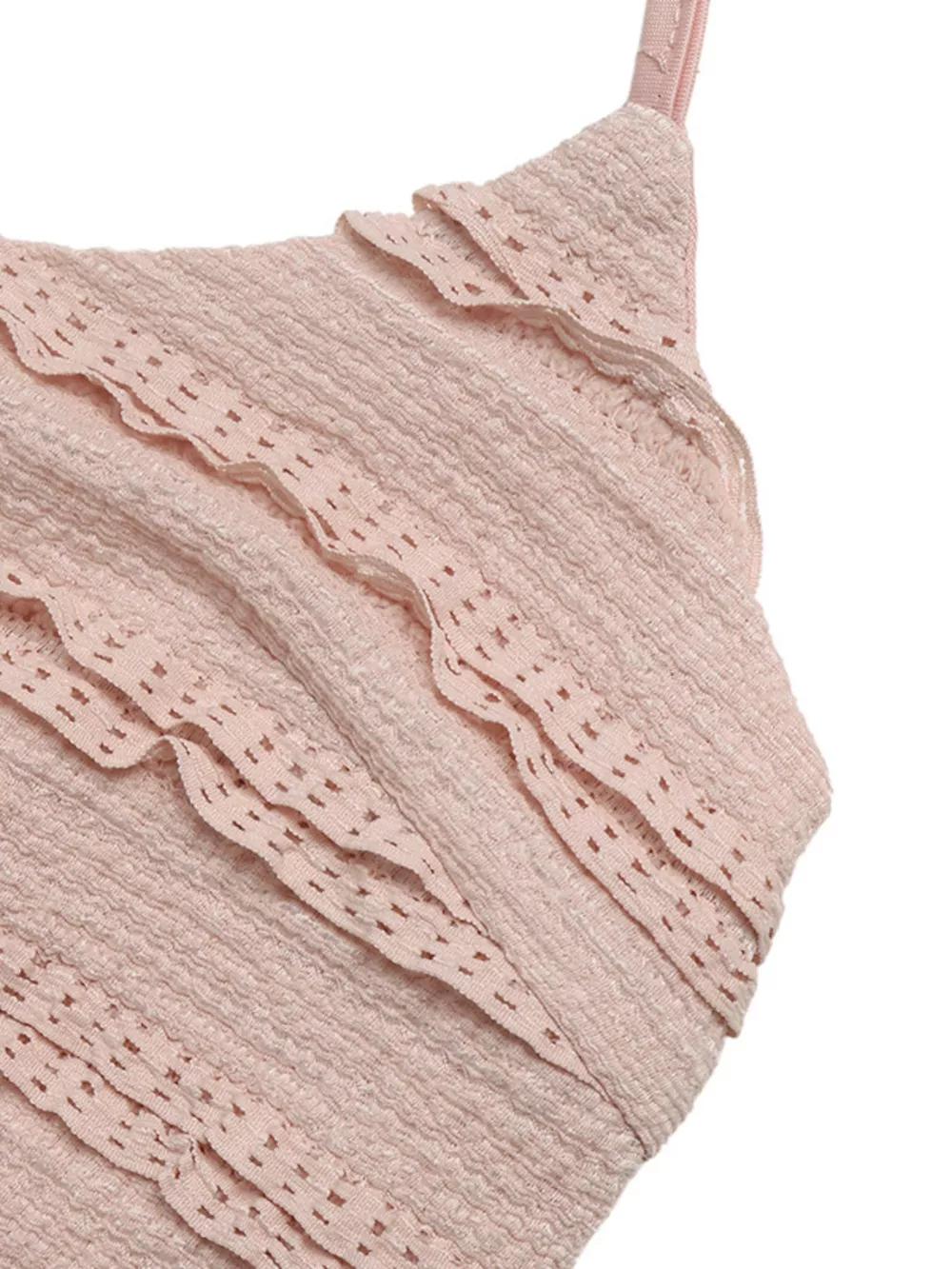Halter Neck Textured Romper, image 8