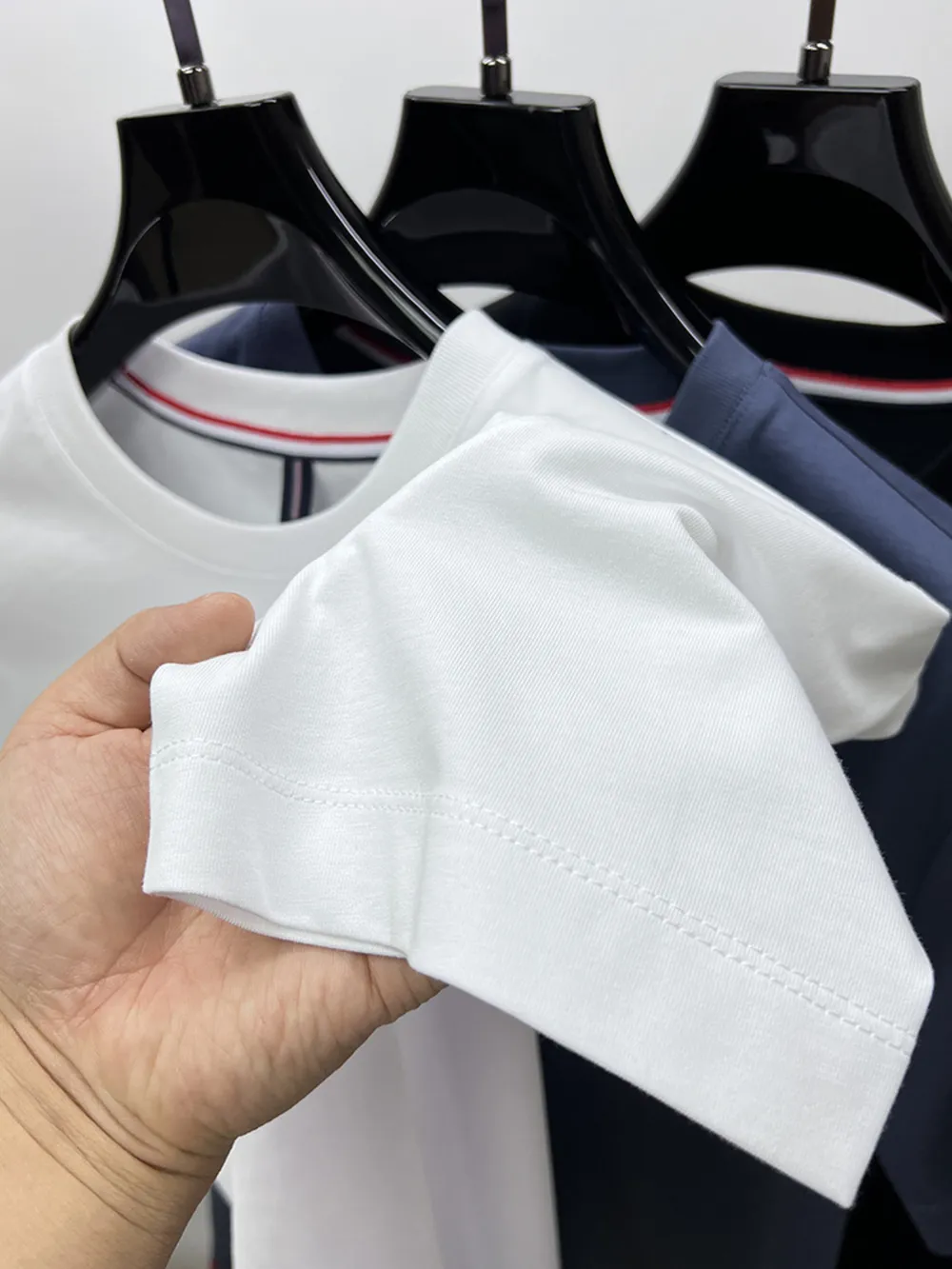 Men's Plus Size Round Neck Short Sleeve T-Shirt, image 5