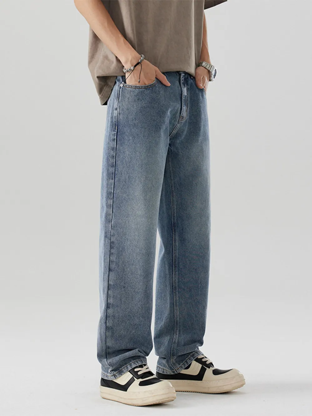 Men's Wide Leg Jeans