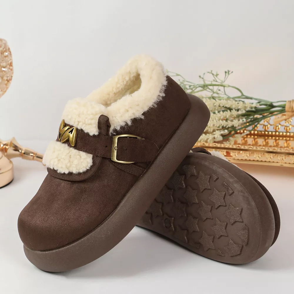 Round Toe Platform Ankle Boots, image 5