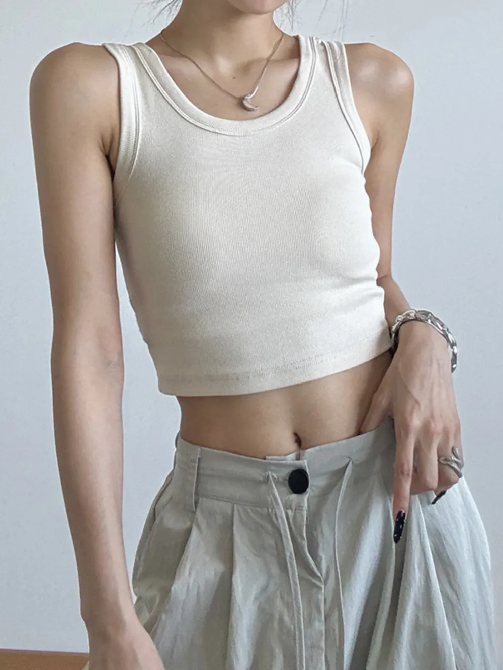 Ribbed Crop Tank Top, image 17