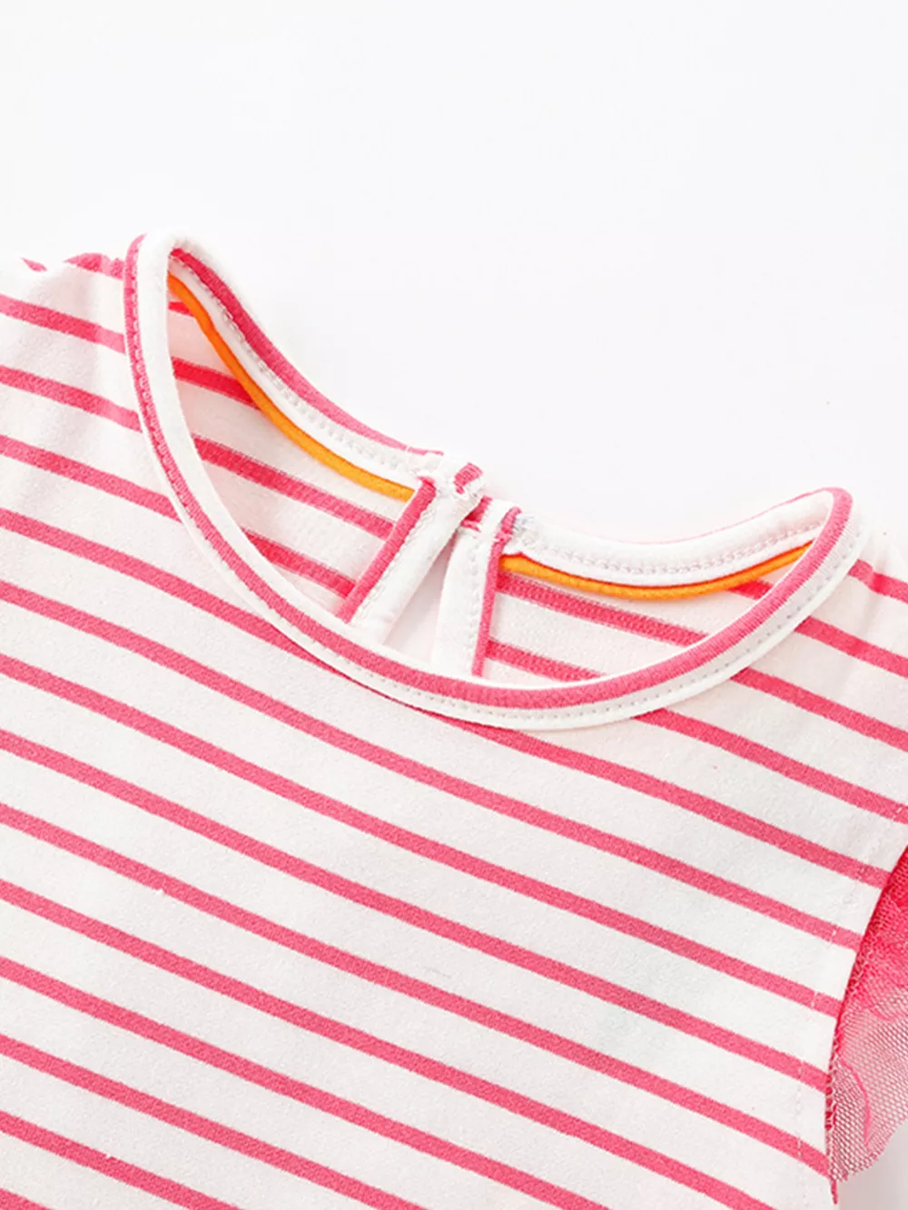 Children's Striped Top Elephant Tulle Dress, image 3